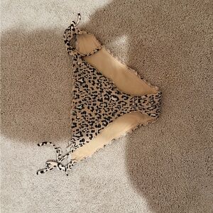 Hollister Leopard Print Bikini Bottom